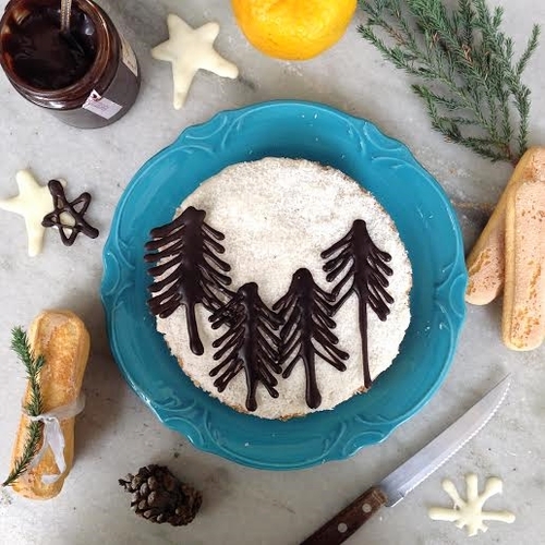 Chocolate Orange Snowflake Christmas Cake Recipe