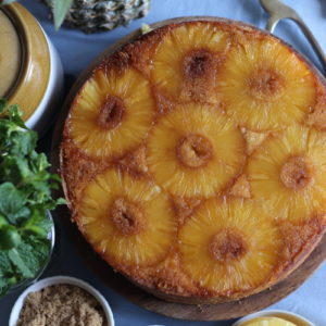 UPSIDE DOWN PINEAPPLE CAKE