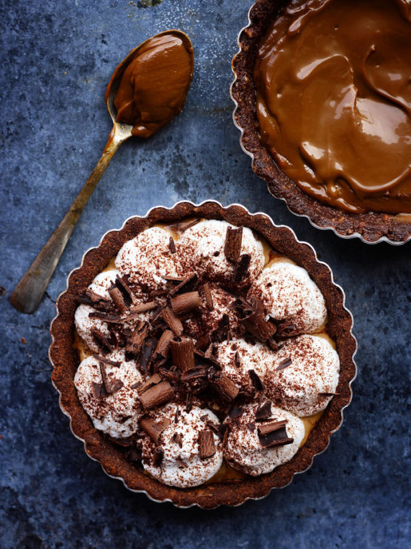 Eggless Banoffee Pie