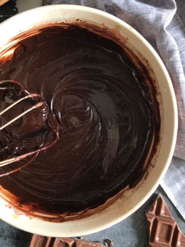 dark chocolate ganache