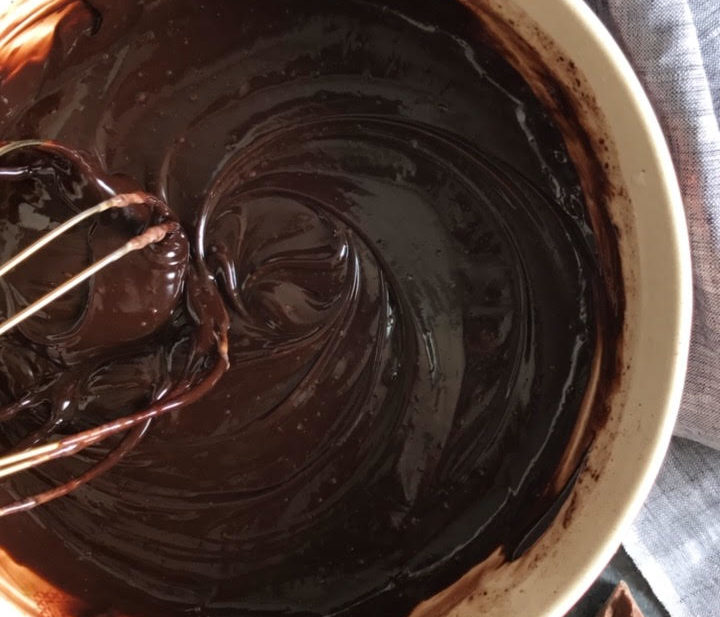dark chocolate ganache
