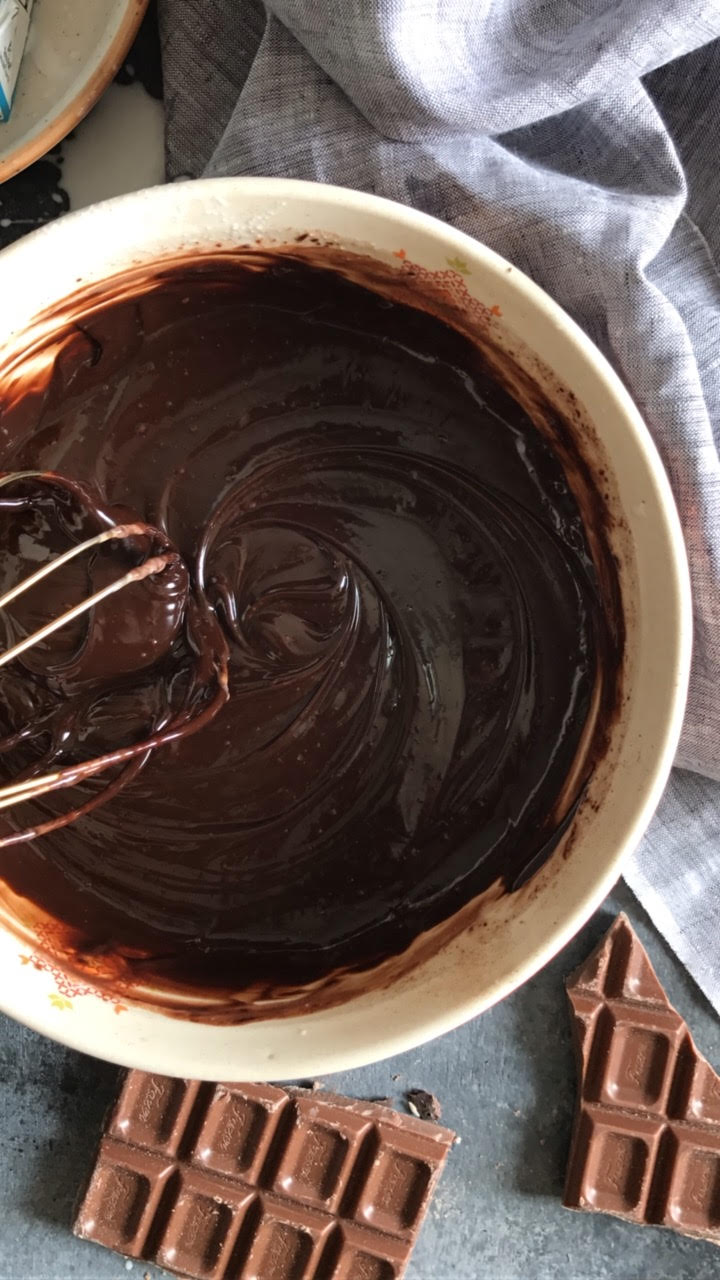 Dark Chocolate Ganache Sauce