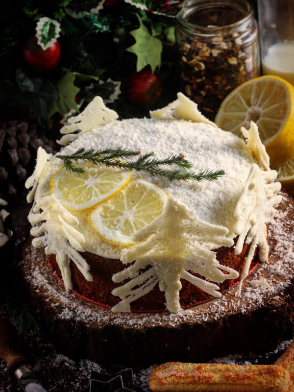 Earl Grey Lemon Coconut Cake