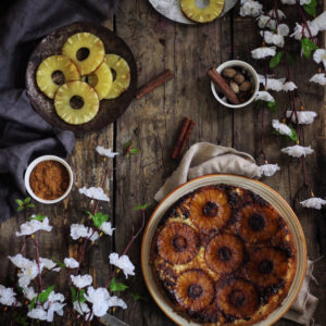 PINEAPPLE UPSIDE-DOWN CAKE x CANOLA