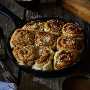PB PUFF PASTRY ROLLS