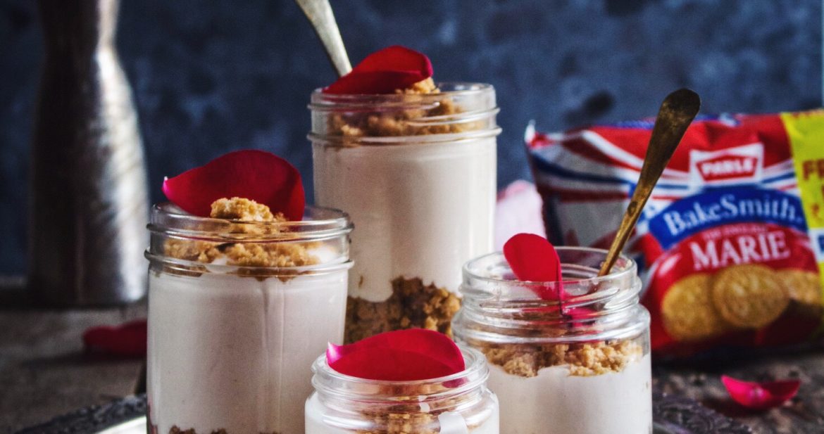 no-bake rose cheesecake