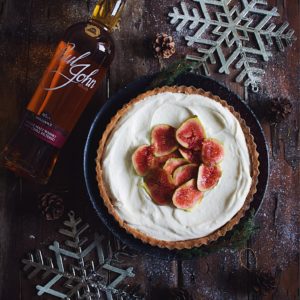 WHISKY LAVENDER AND FIG TART
