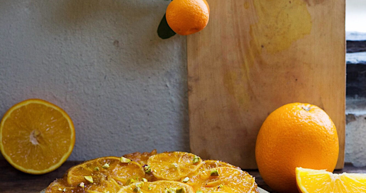 orange upside down cake
