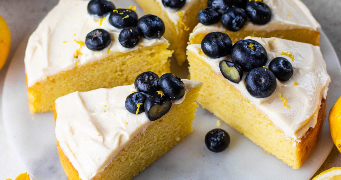 eggless lemon cake