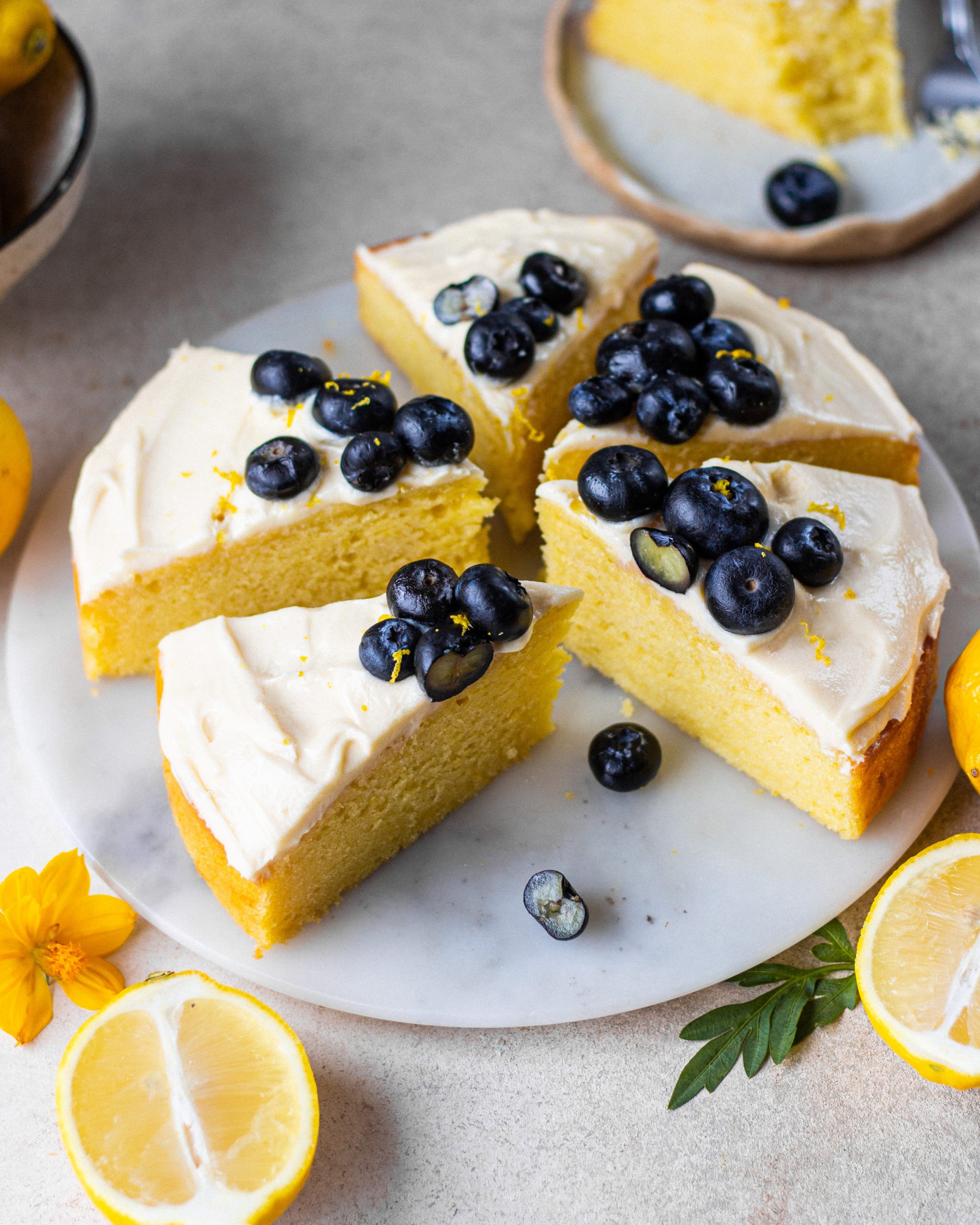 eggless lemon cake