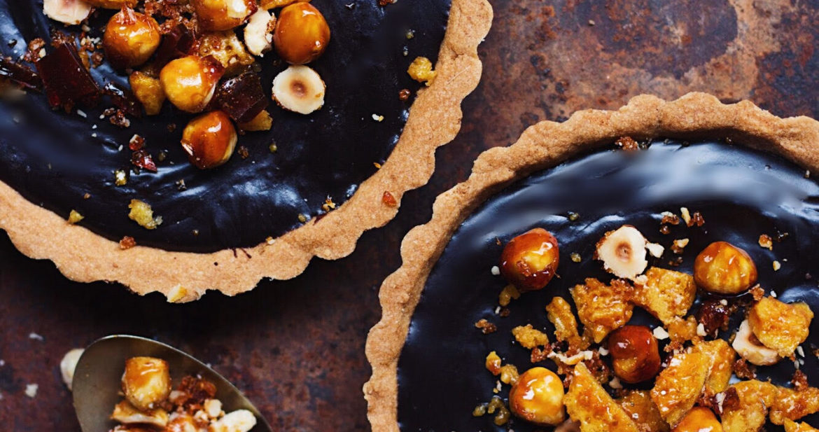 chocolate hazelnut tart