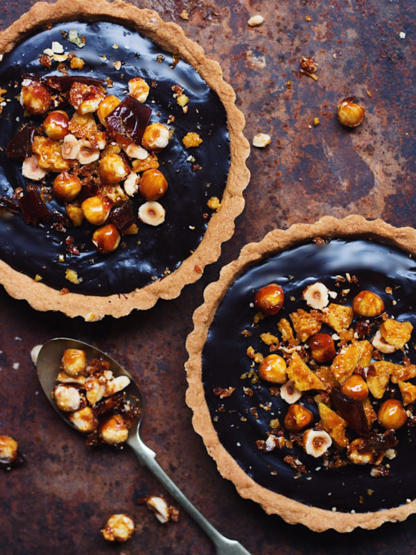chocolate hazelnut tart