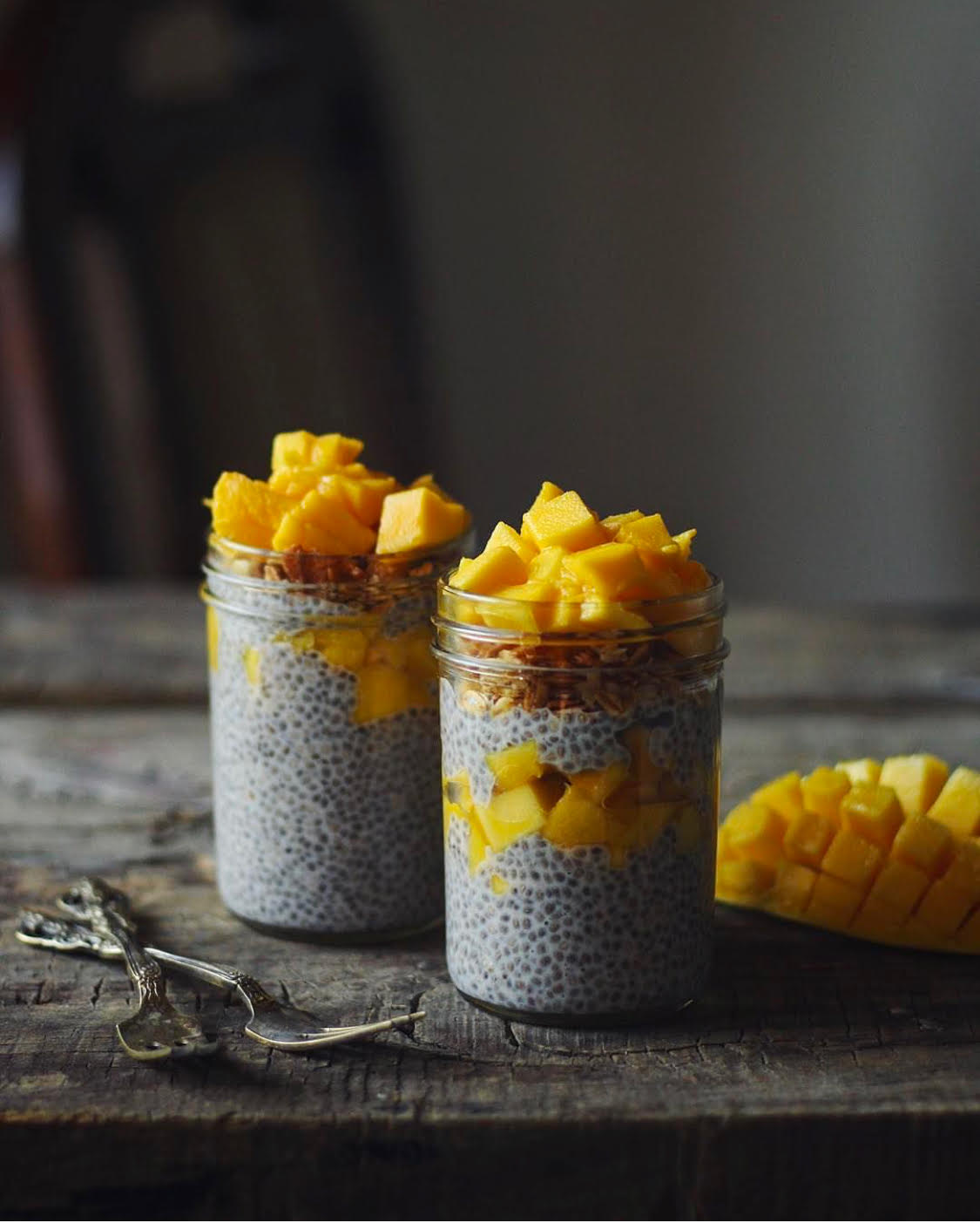 chia mango pudding seed seeds milk cup almond syrup maple bakewithshivesh