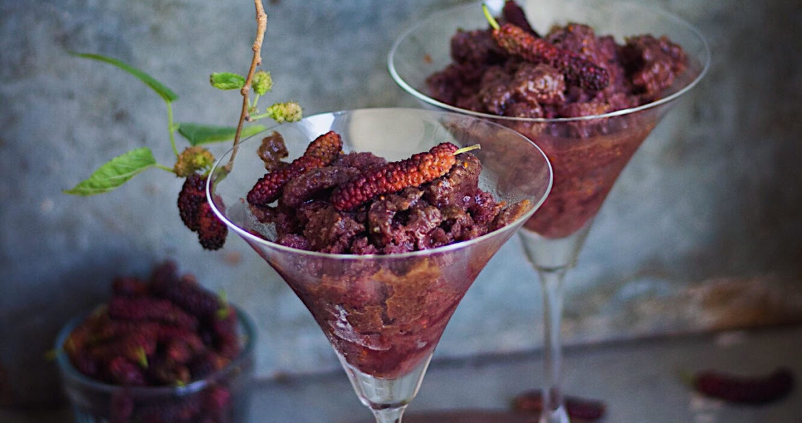 mulberry granita