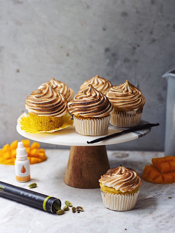 MANGO CARDAMOM CUPCAKES