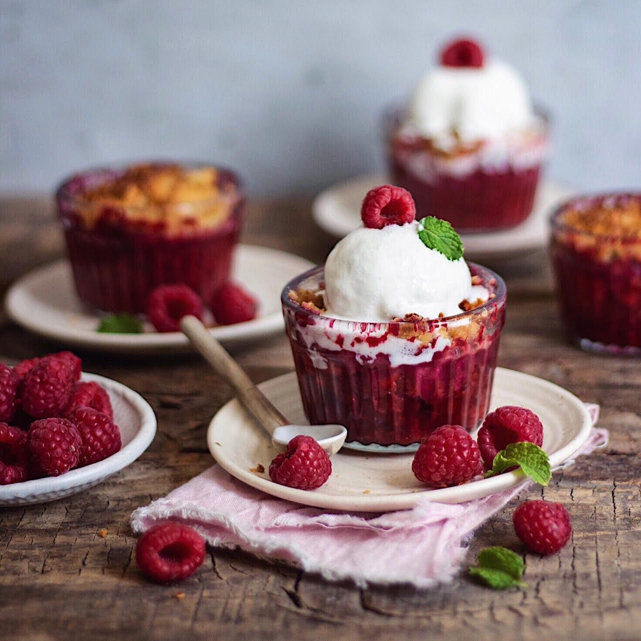 RASPBERRY APPLE CRISP