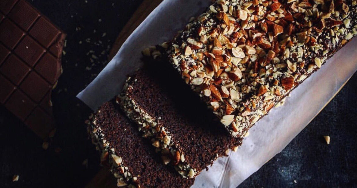 WHOLE-WHEAT CHOCOLATE LOAF CAKE