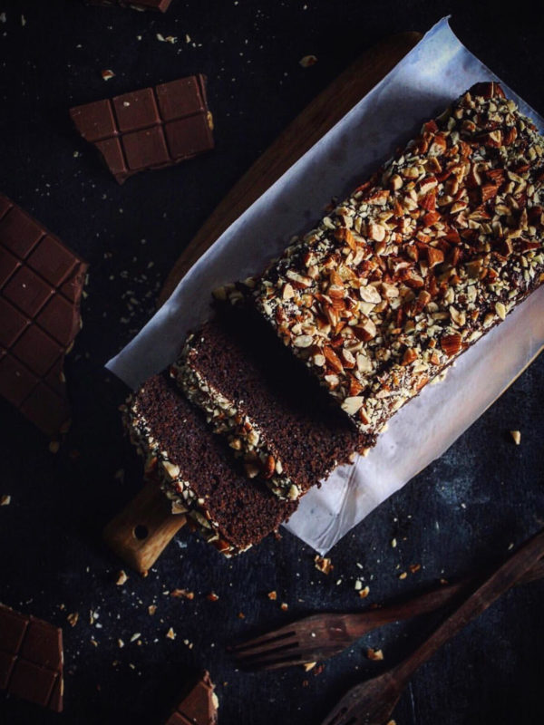 WHOLE-WHEAT CHOCOLATE LOAF CAKE