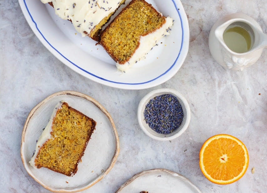 orange chia seed cake