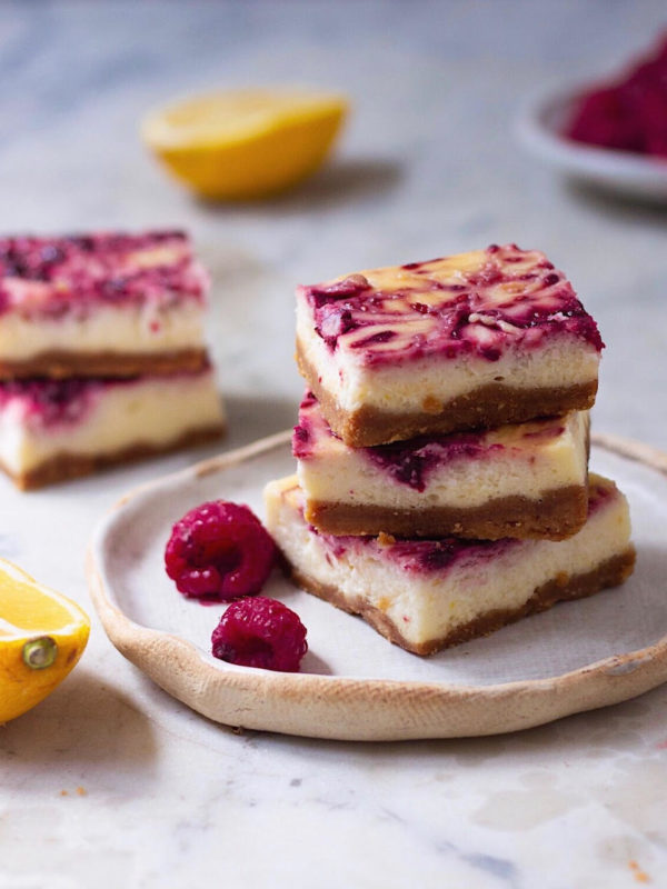 raspberry cheesecake bars