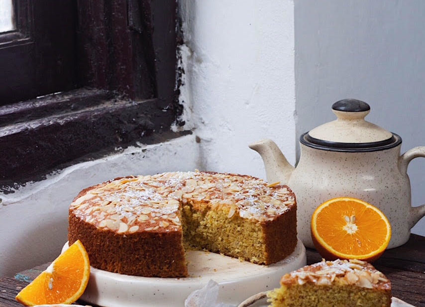 BEST ORANGE ALMOND CAKE best indian food blog shivesh bhatia