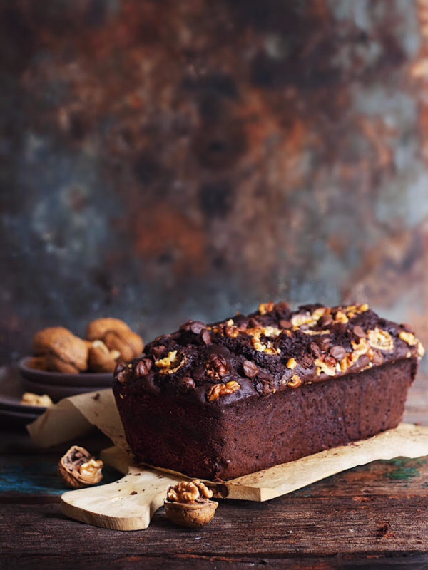 TRIPLE CHOCOLATE BANANA BREAD