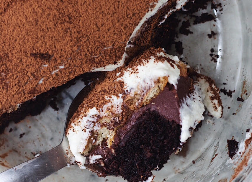 chocolate cake tiramisu