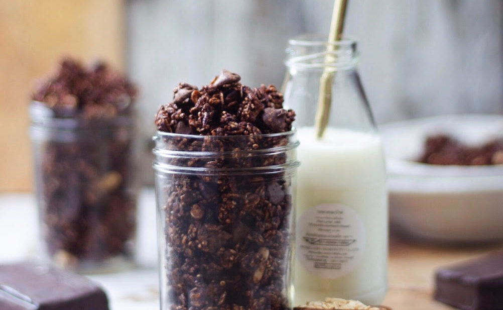 double chocolate granola