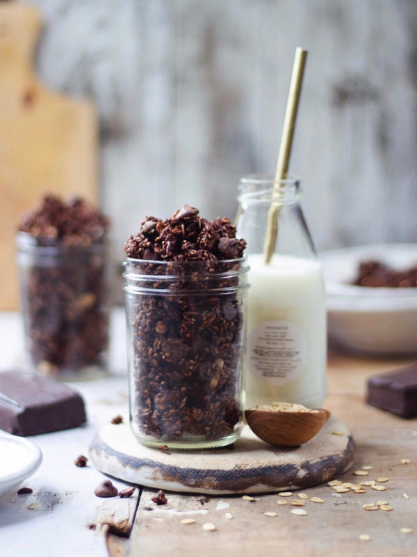 double chocolate granola