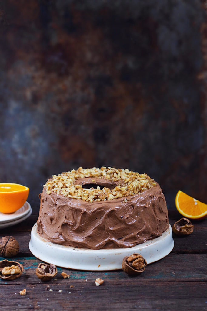 Eggless Chocolate Orange Cake Recipe - Bake with Shivesh