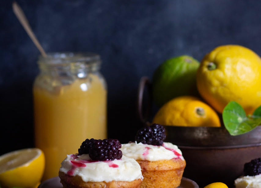eggless lemon cupcakes