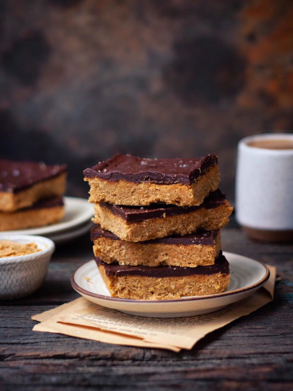 eggless peanut butter chocolate bars