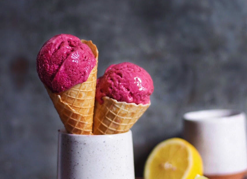 frozen raspberry yogurt