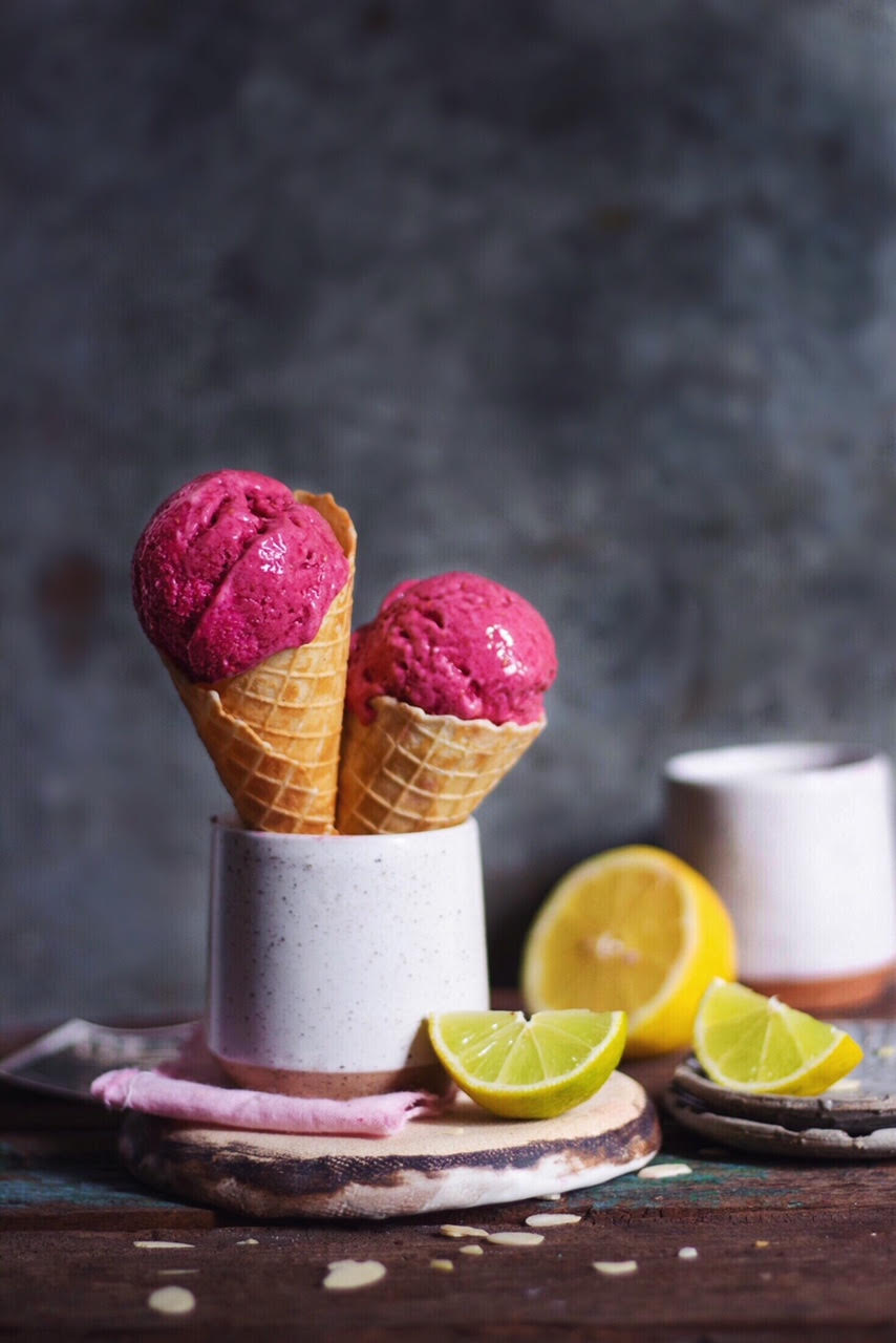 frozen raspberry yogurt