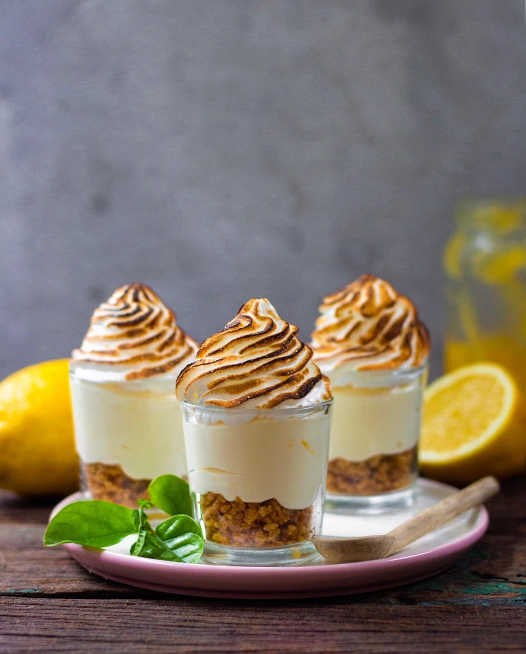 no bake lemon cheesecake shots