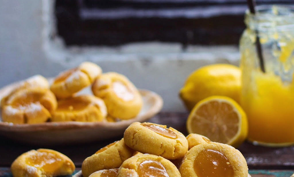 lemon thumbprint cookies