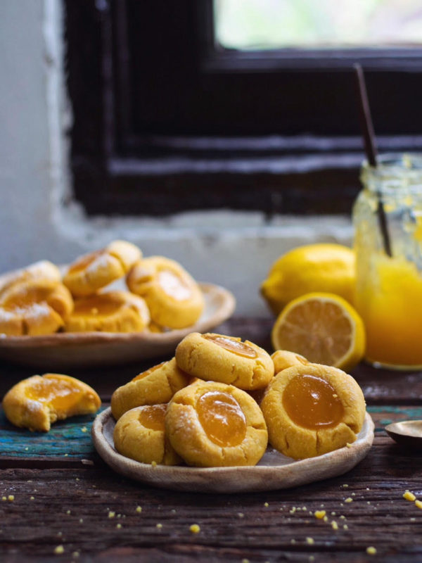 lemon thumbprint cookies