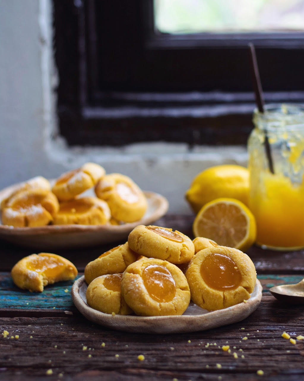 lemon thumbprint cookies