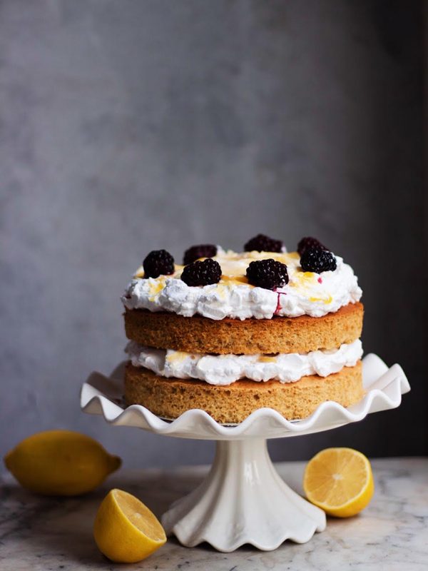 black tea lemon cake