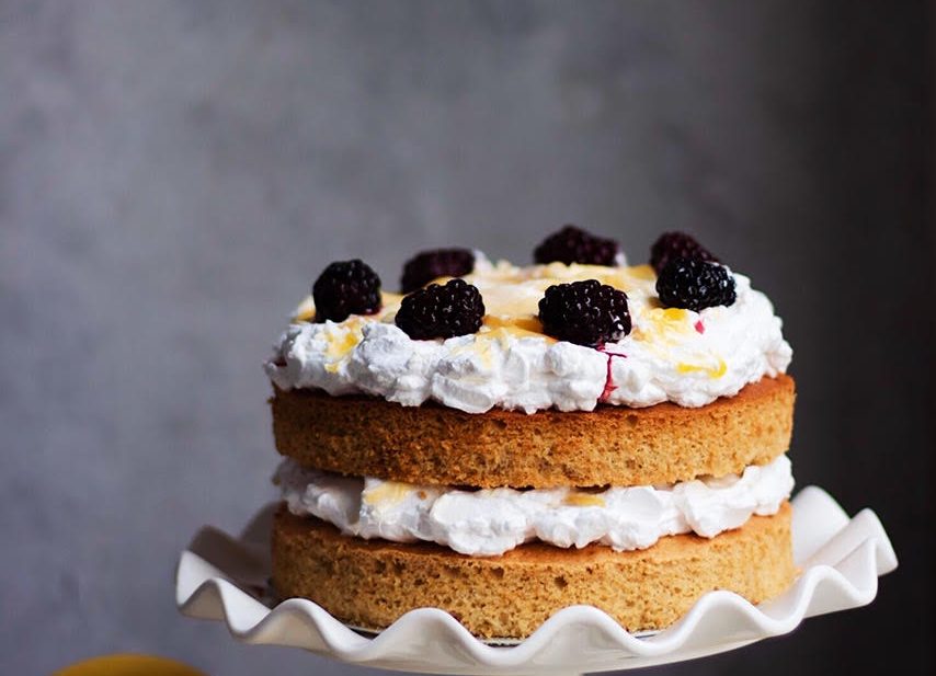 black tea lemon cake