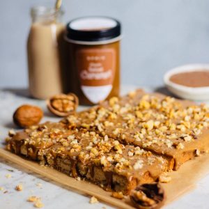 Salted Caramel Bars - Bake with Shivesh