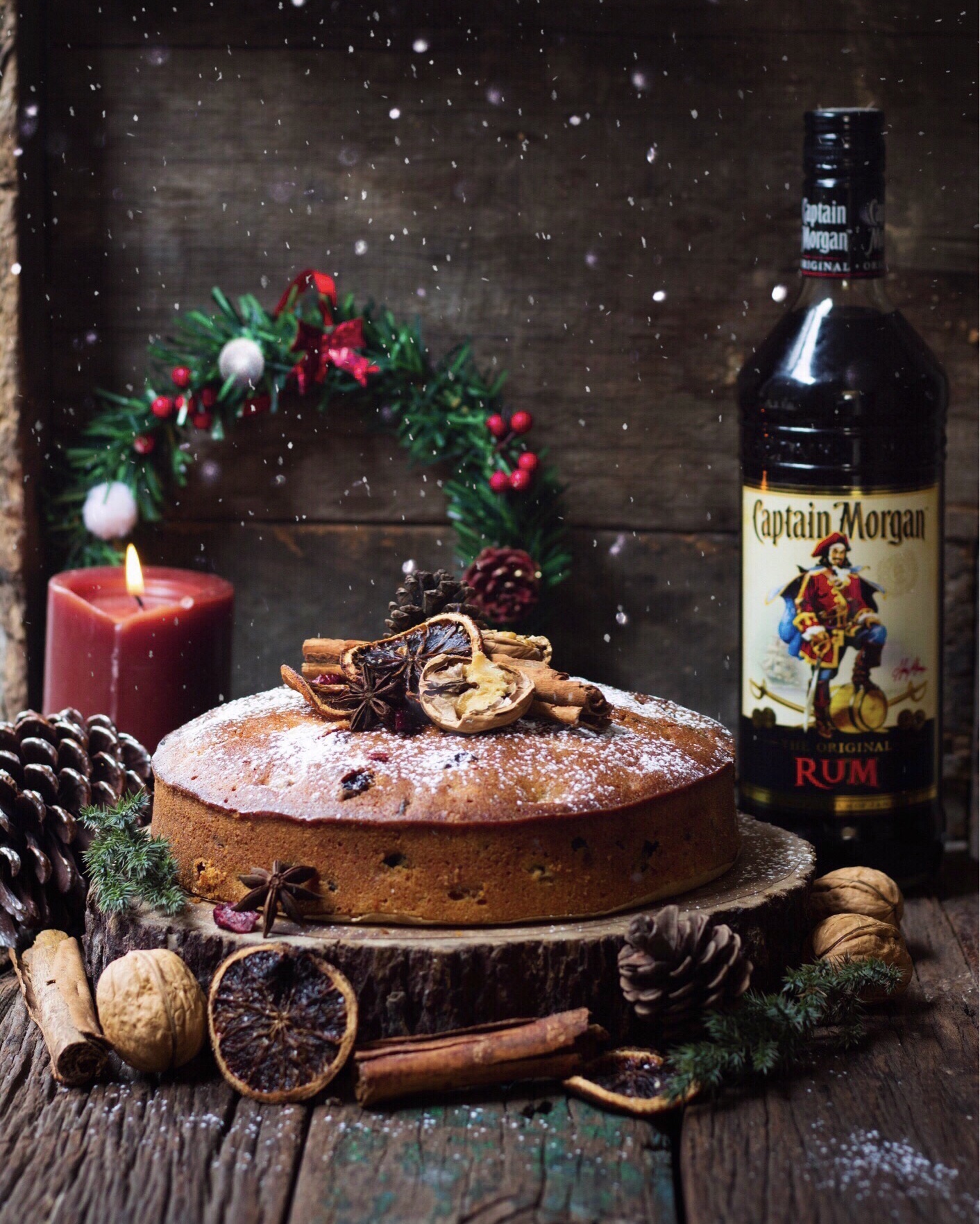 Brandy Soaked Raisin Christmas Cake with Icing Recipe | Woolworths