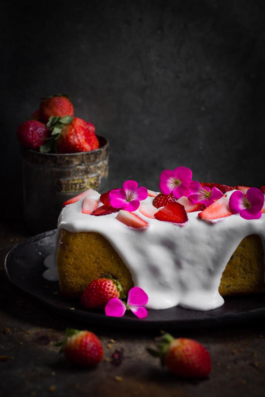 whole wheat strawberry sponge cake recipe