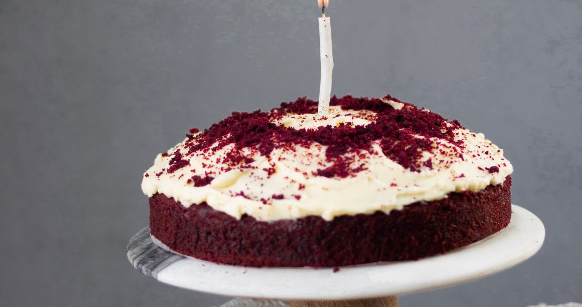 eggless red velvet cake