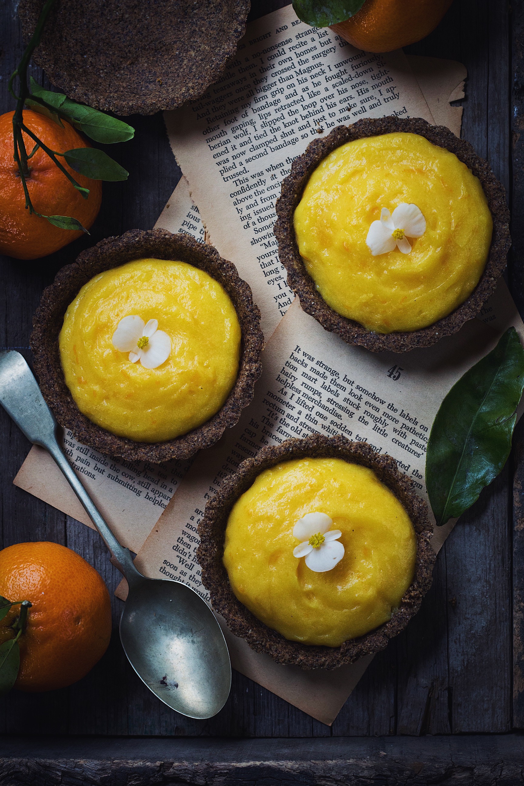 Eggless Orange Tarts