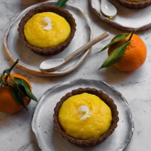 Eggless and Gluten-free Orange Tarts- recipe from my book