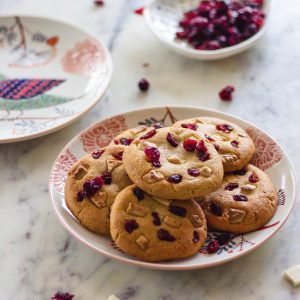 Cranberry and White Chocolate Cookies