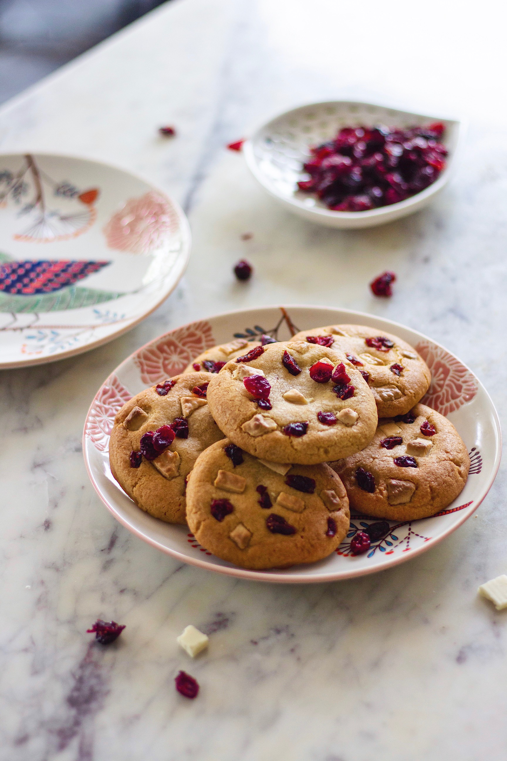 cranberry white chocolate cookies