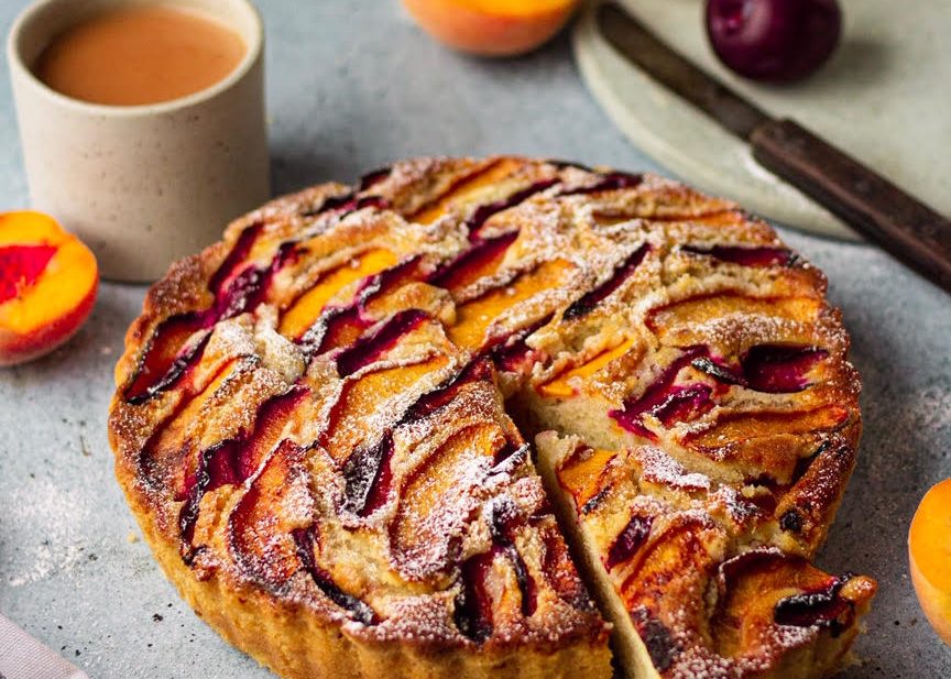 Stone Fruit cake