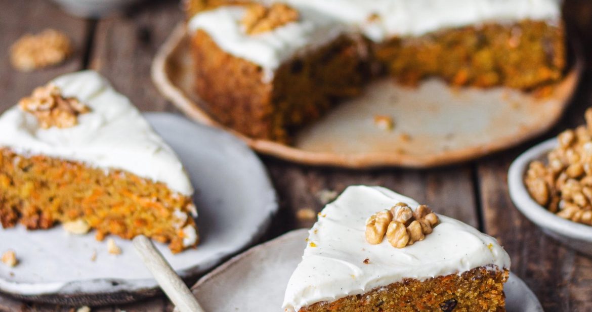 whole wheat carrot coconut cake